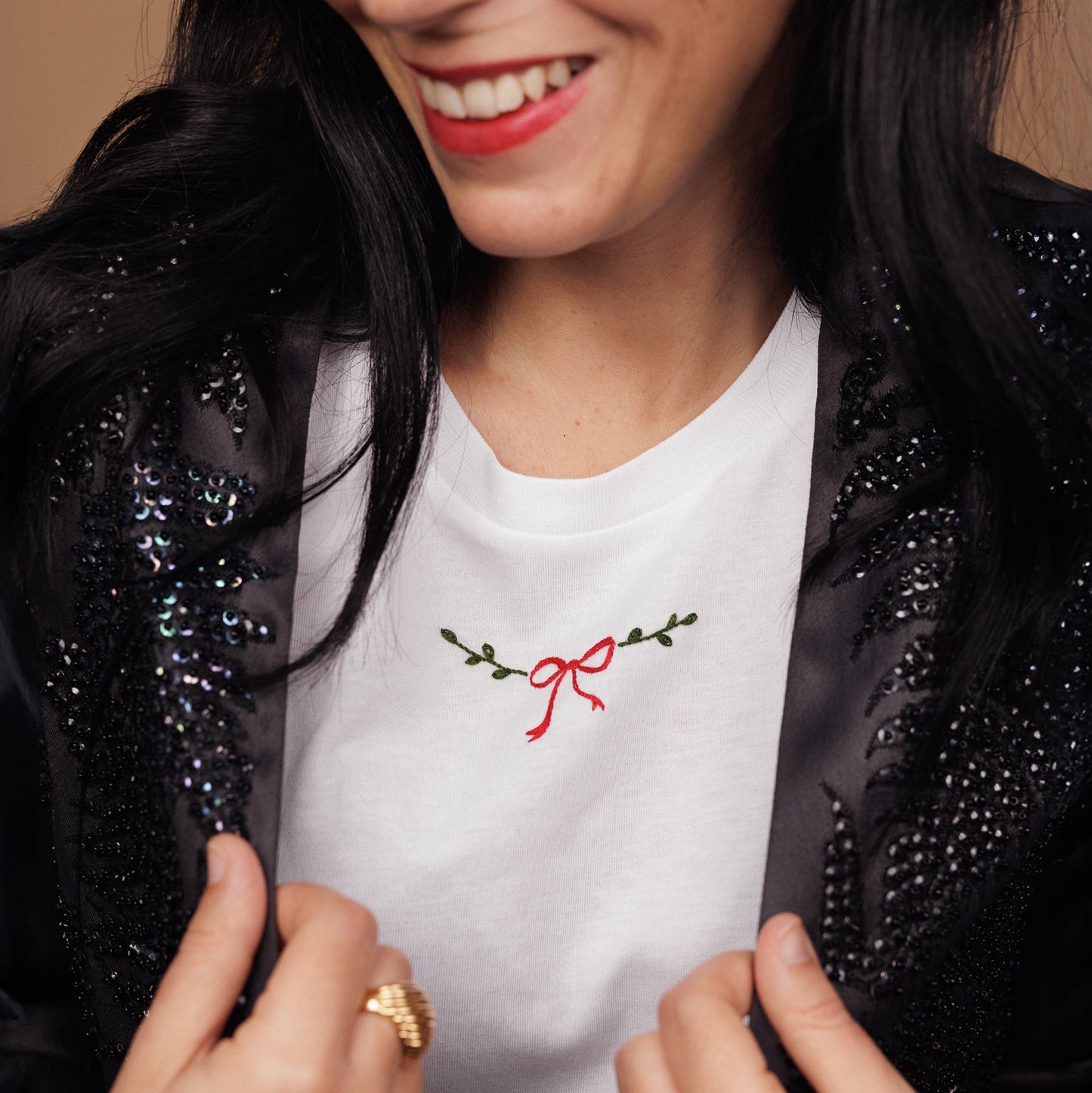 T-shirt Xmas Bow