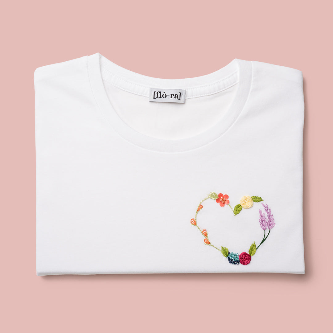 T-shirt Cuore Flora