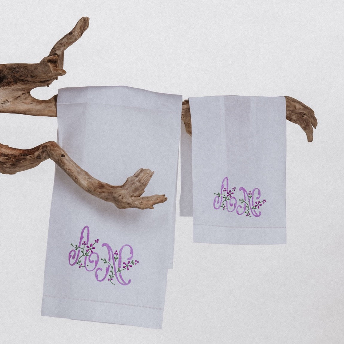 Completo asciugamani lino Ajour