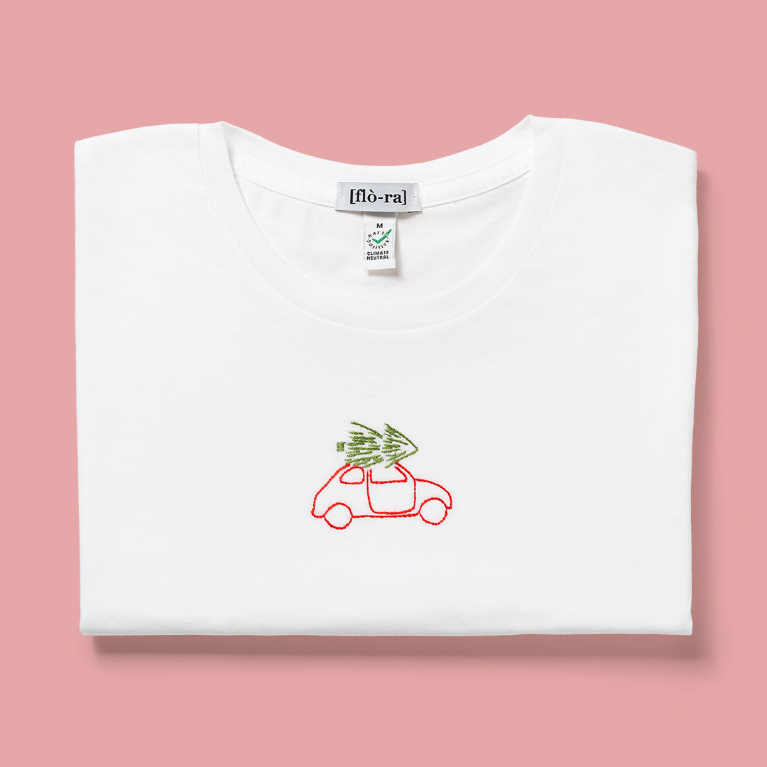 T-shirt Xmas Car