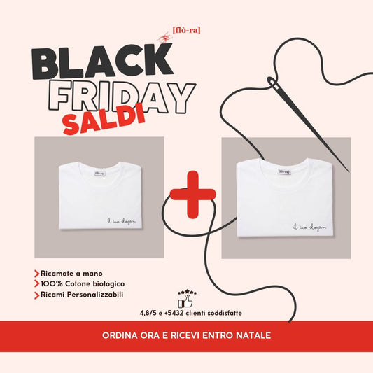 Set Essenziale: t-shirt slogan uomo+ T-shirt Islogan donna