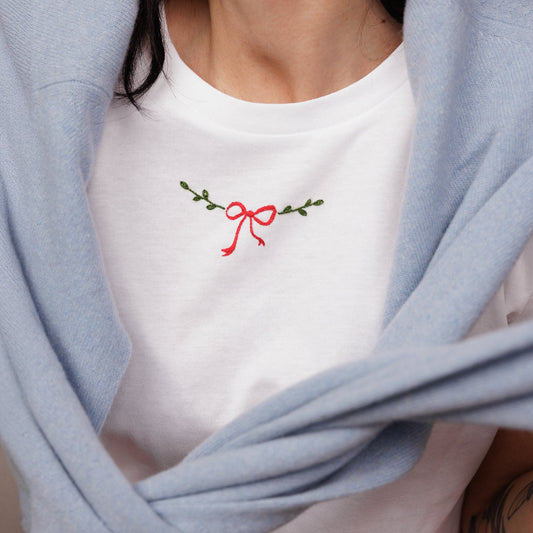 T-shirt Xmas Bow