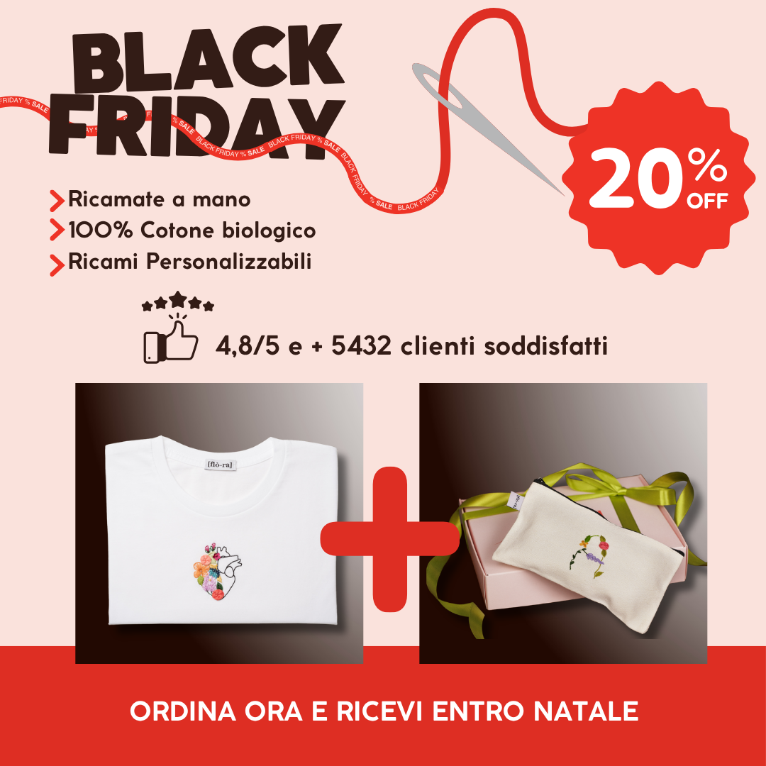 Set Essenziale: cuorfiore + pochette