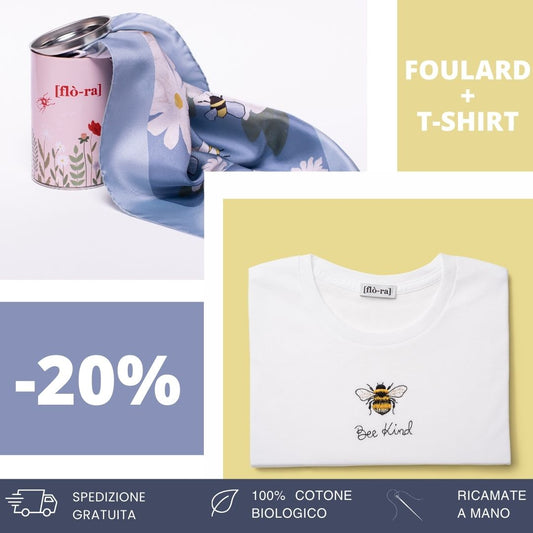Offerta speciale: T-shirt + foulard BEE