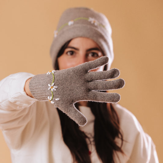 Cappello + guanti 100% cashmere