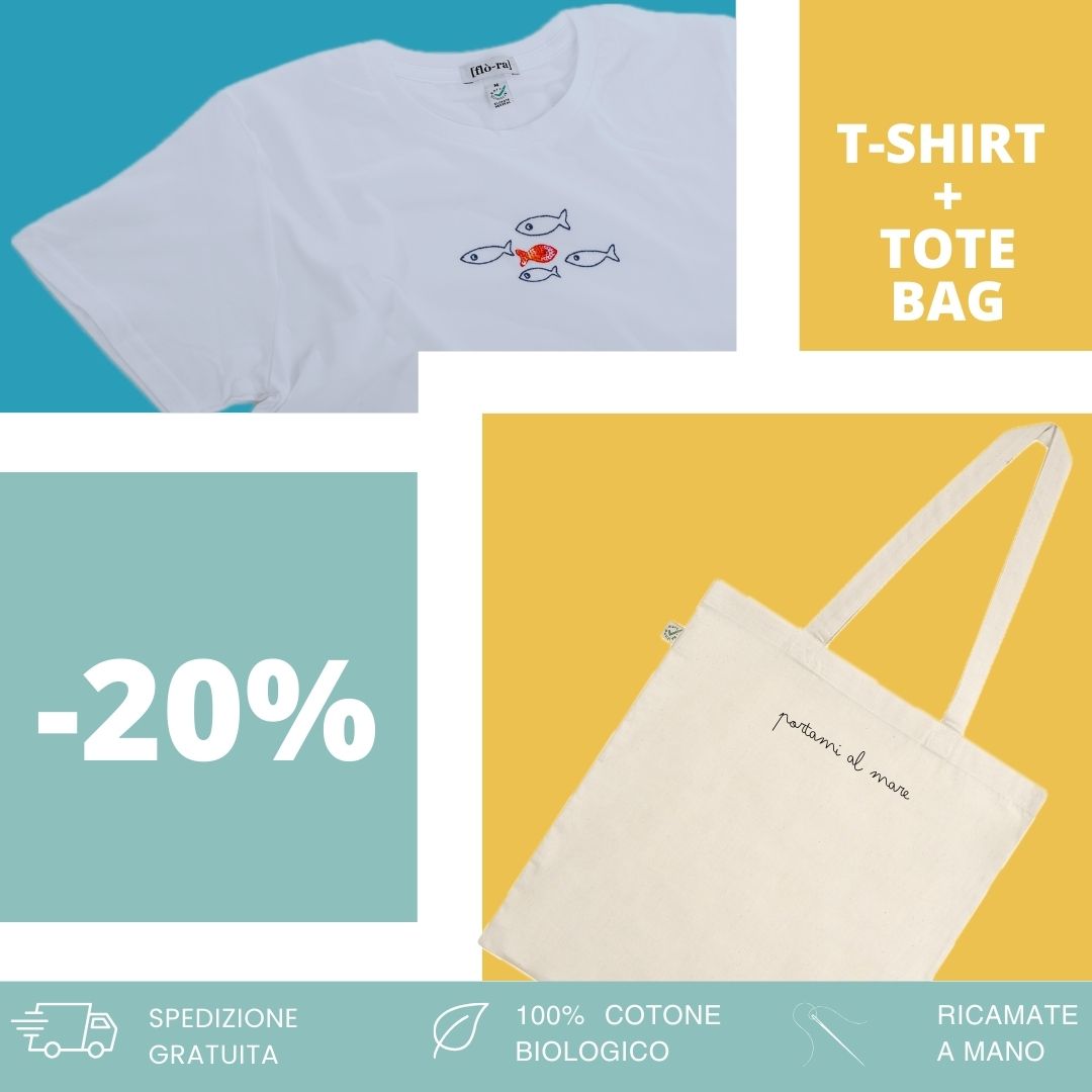 Offerta speciale: T-shirt + Tote Bag (a)mare