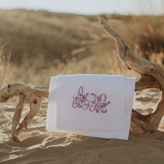 Completo asciugamani lino Ajour