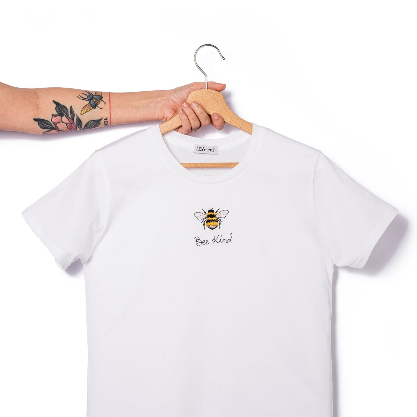 t-shirt ricamo ape bee