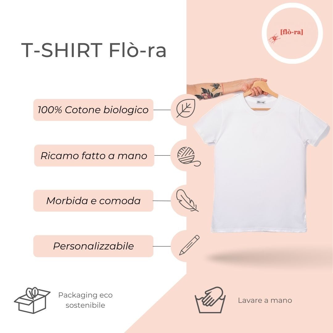 T-shirt Cuore Flora