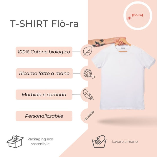 T-shirt Cuore Flora