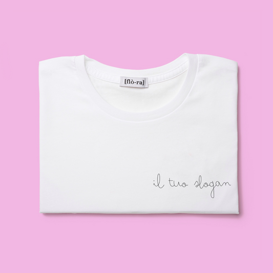 t-shirt ricamo personalizzato